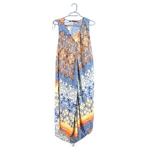 Zara | Dresses | Zara Printed Midi Dress Blue Floral 8342332 | Poshmark